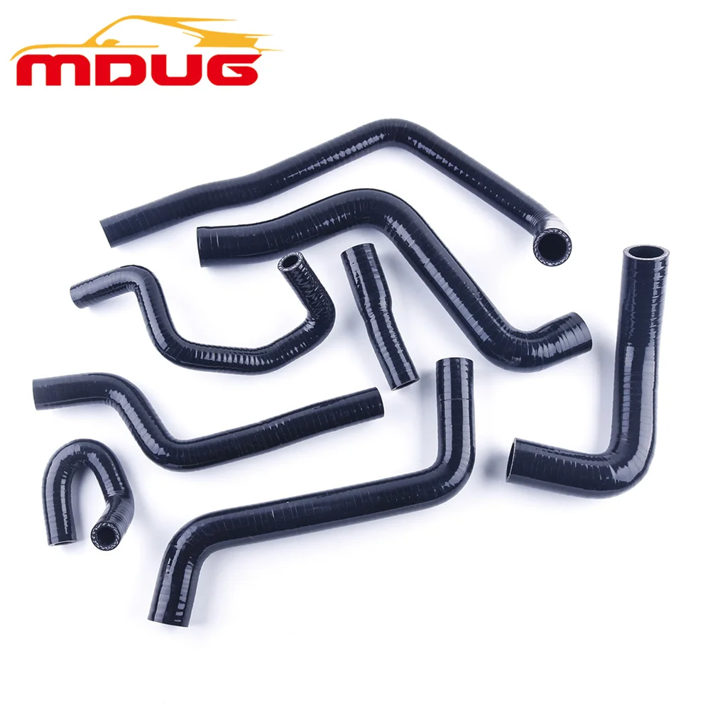 Fit 1987-1992 Vw Volkswagen Golf Mk2 1.8 Gti 8V Pb Code Kit Tubo Flessibile Del Radiatore Del Liquido Di Raffreddamento In Silicone