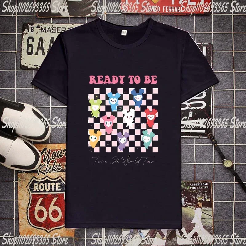 Kpop Twice Lovely T-shirt Short Sleeve Ready To Be Album