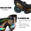 Colorful frame multi-color ski glasses X400 anti ultraviolet and windproof sports ski glasses snow goggles 3