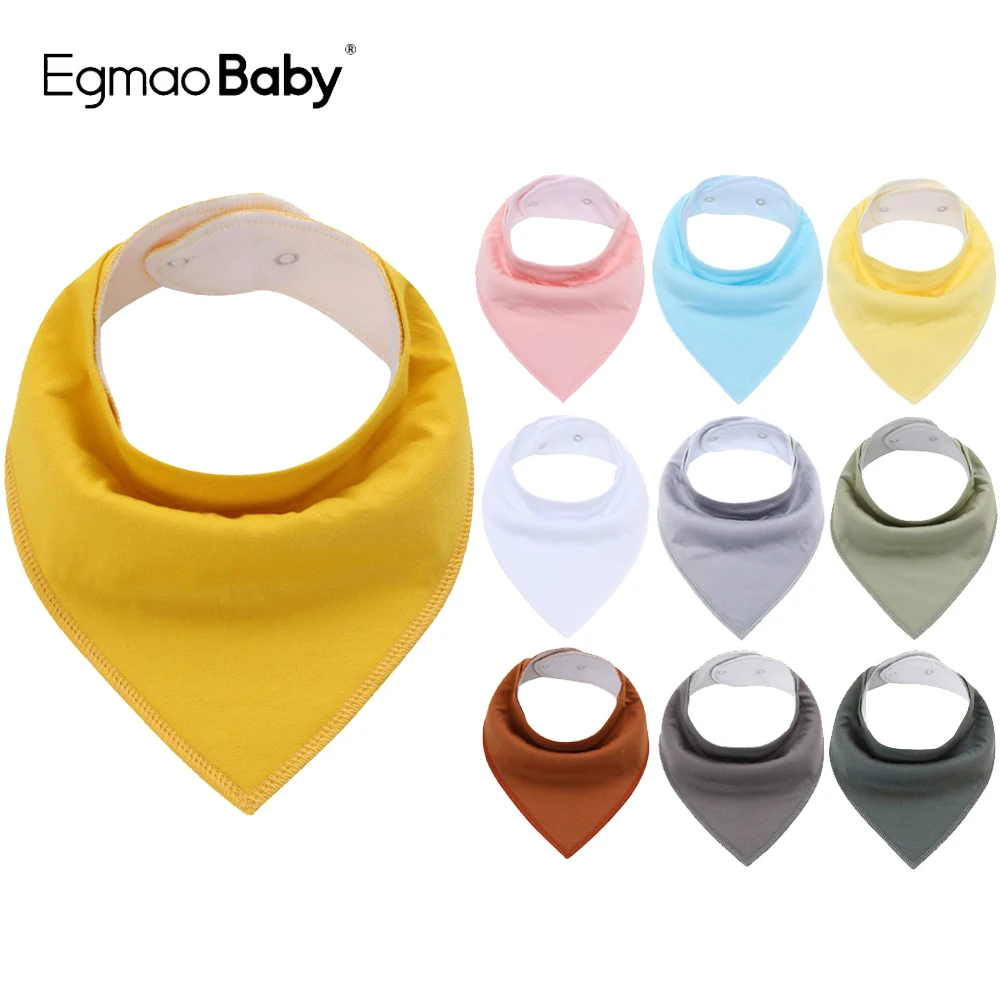 1PcsBabyBandanaDroolBibsUnisexBibsSetforDroolingTeething100