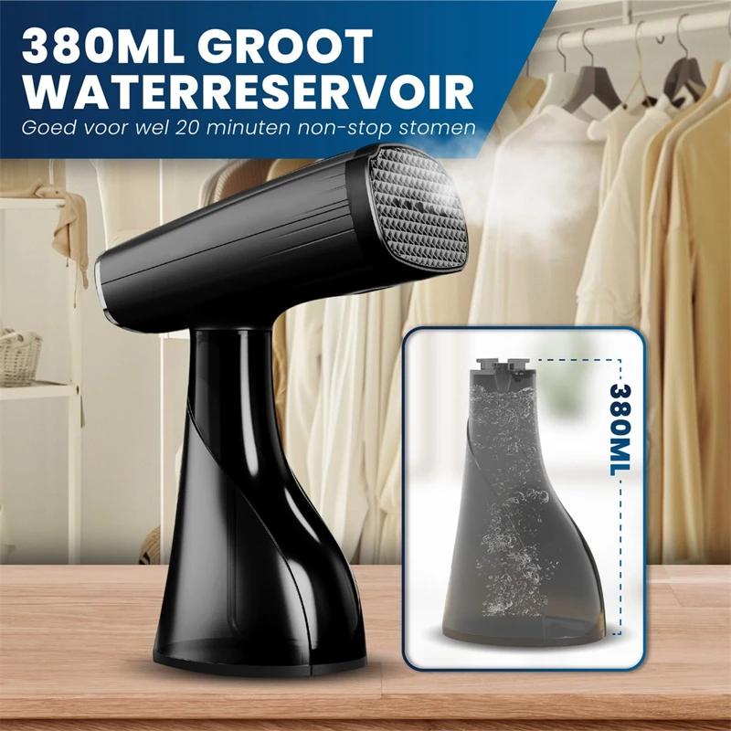 Vaporizador de roupas portátil, ferro a vapor doméstico elétrico para roupas, portátil, máquina de engomar a vapor de calor rápido para viagens em casa 6