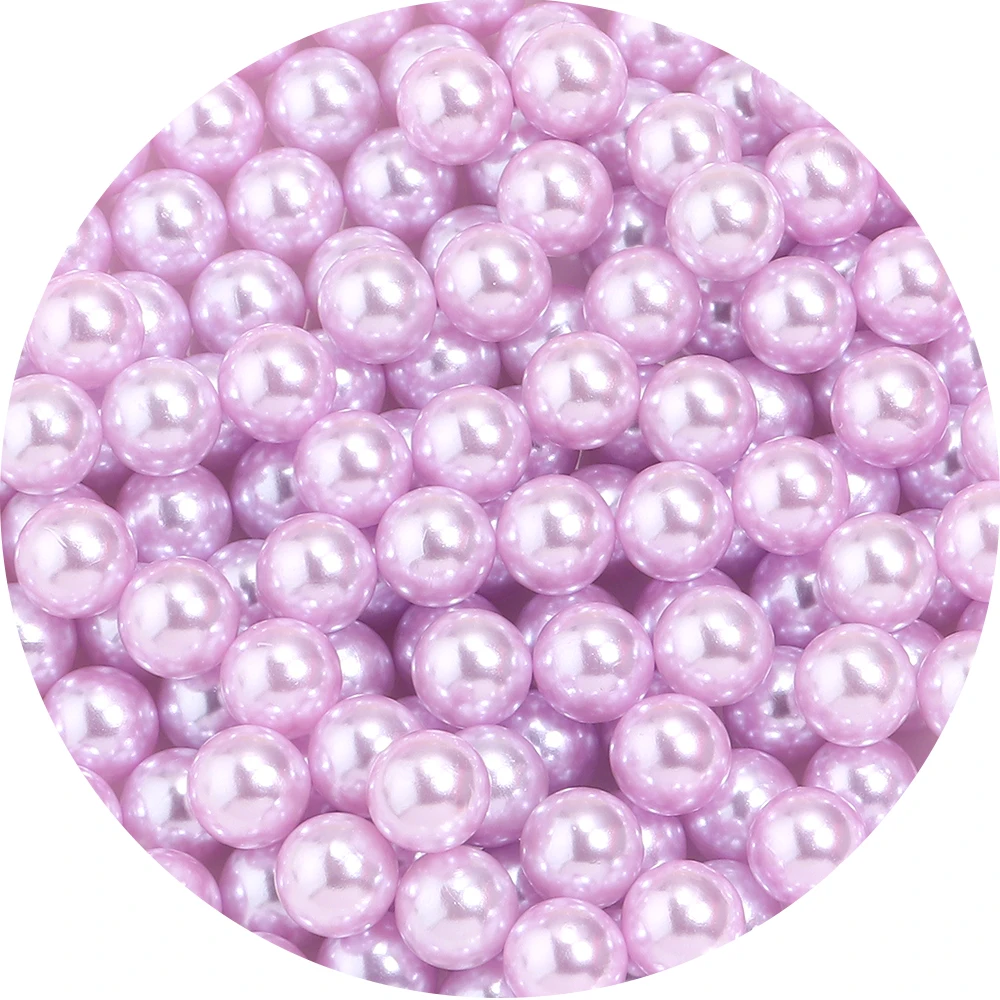 Colorful Imitation Pearl Beads for DIY Crafts and Decorations