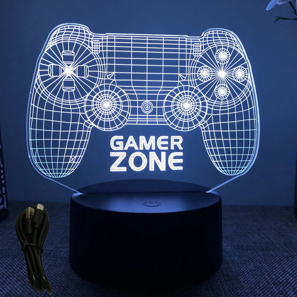 Neon Gamer 3D LED Night Light
