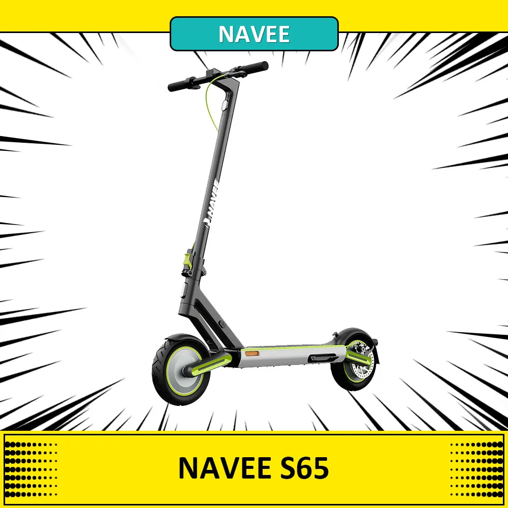 Navee S65 Scooter Elettrico Pneumatico Da 10 Pollici Pneumatico 48V 500W Motore 65Km Chilometraggio 25 Km/H Velocità Massima