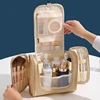Travel Wash Bag Large Capacity Cosmetic Pouch Water Repellent Portable Sort Storage Multifunctional Suspension Bathing Bag 2