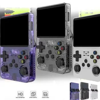 Console di Gioco Portatile con Schermo IPS da 3,5 Pollici, 128G, Console Retrò Classica, Sistema Arkos, Lettore di Videogiochi Tascabile