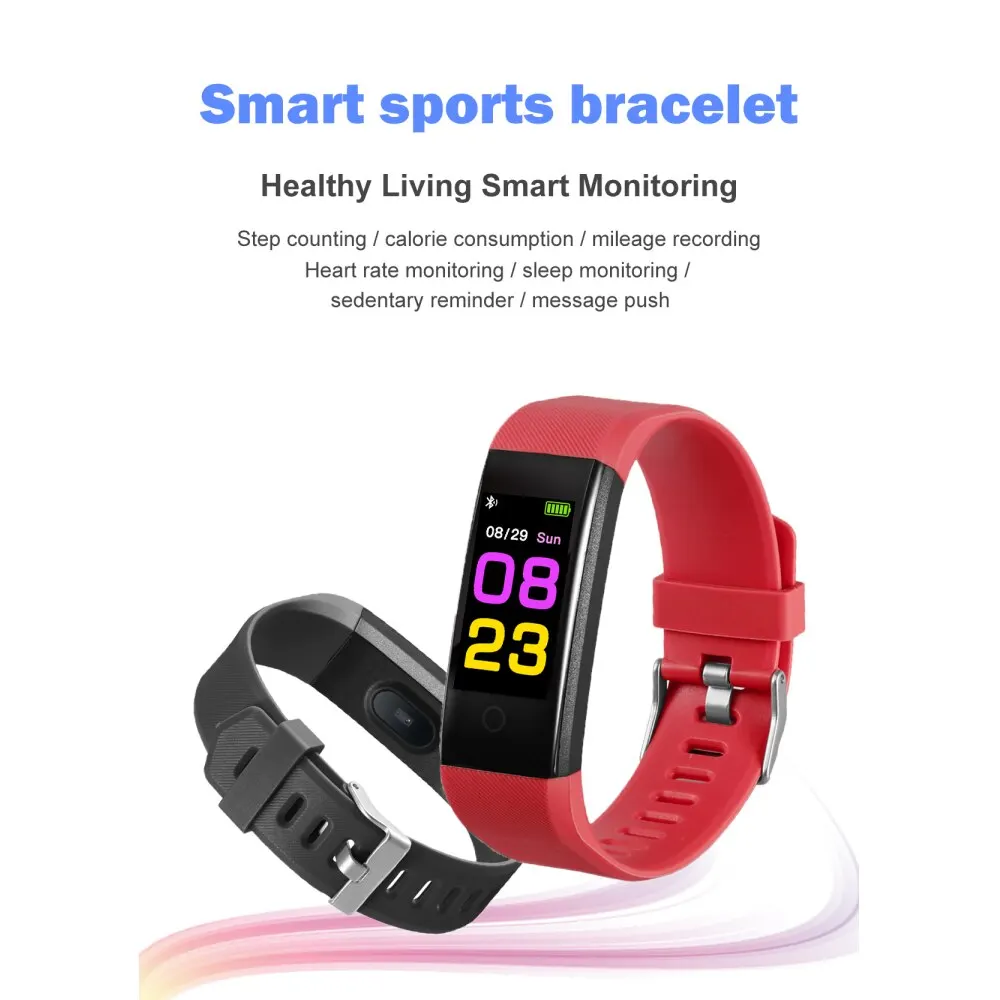 Smart Watch Men Women Bluetooth Sports Fitness Bracelet IP67 Waterproof For Android IOS