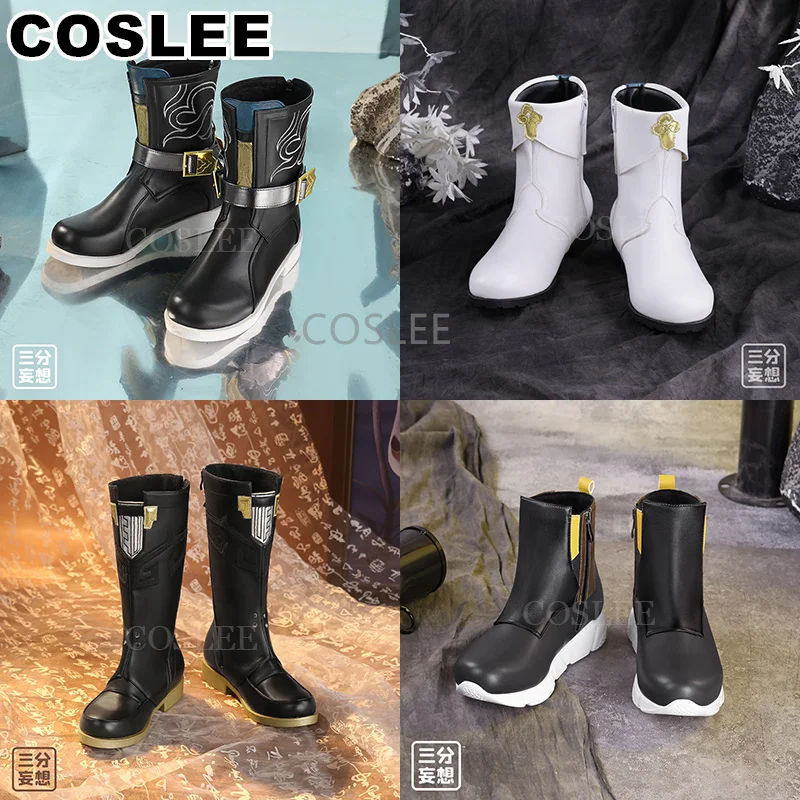 

COSLEE Dan Heng/Jing Yuan/Yanqing/Trailblazer Caelus Cosplay Shoes Honkai: Star Rail Leather Shoes Boots Use Accessories 37-43