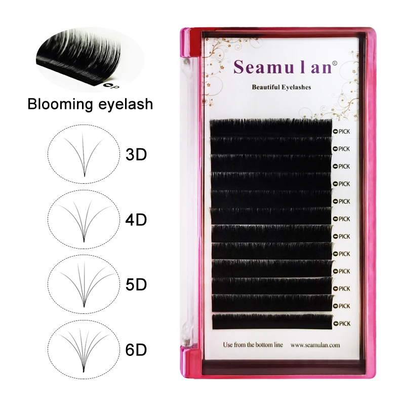 

Easy Fanning Volume Magnetic Eyelashes Extension Auto Flowering Rapid Blooming Fans Lashes Makeup Tools Fast Delivery