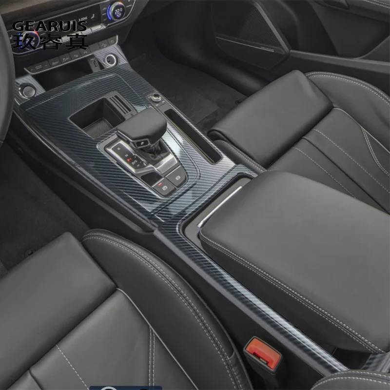 

Автомобильный Центральный контроллер приборной панели, подлокотник для воздуховыпускного отверстия, фоторамка, наклейка из углеродного волокна для Audi Q5 FY 2018-2022