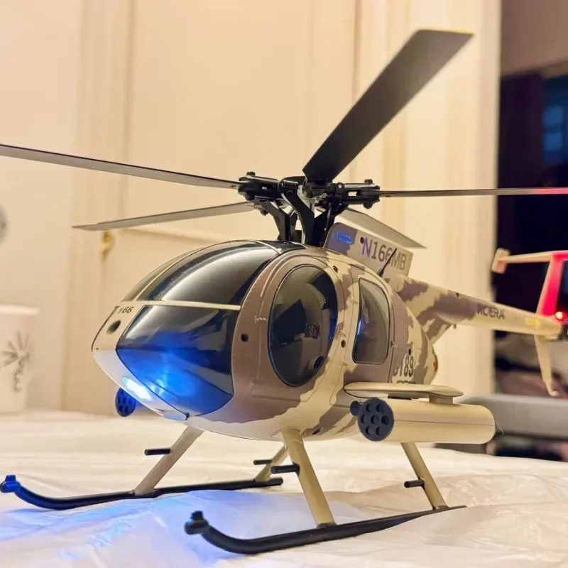 Remote-controlled Helicopter Rc Era 1:28 Md500 Dual Brushless C189 Tusk Simulation Aircraft Outdoor Model Children Birthday Toys 2