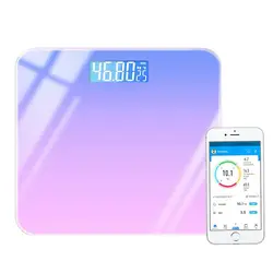 Gradient Bathroom Bluetooth Scale Electronic Scale Bluetooth Body Fat Digital Scales Balance Physical Datas LED Dispaly Sync App Gradient Bathroom Bluetooth Scale Electronic Scale Bluetooth Body Fat Digital Scales Balance Physical Datas LED Dispaly Sync App