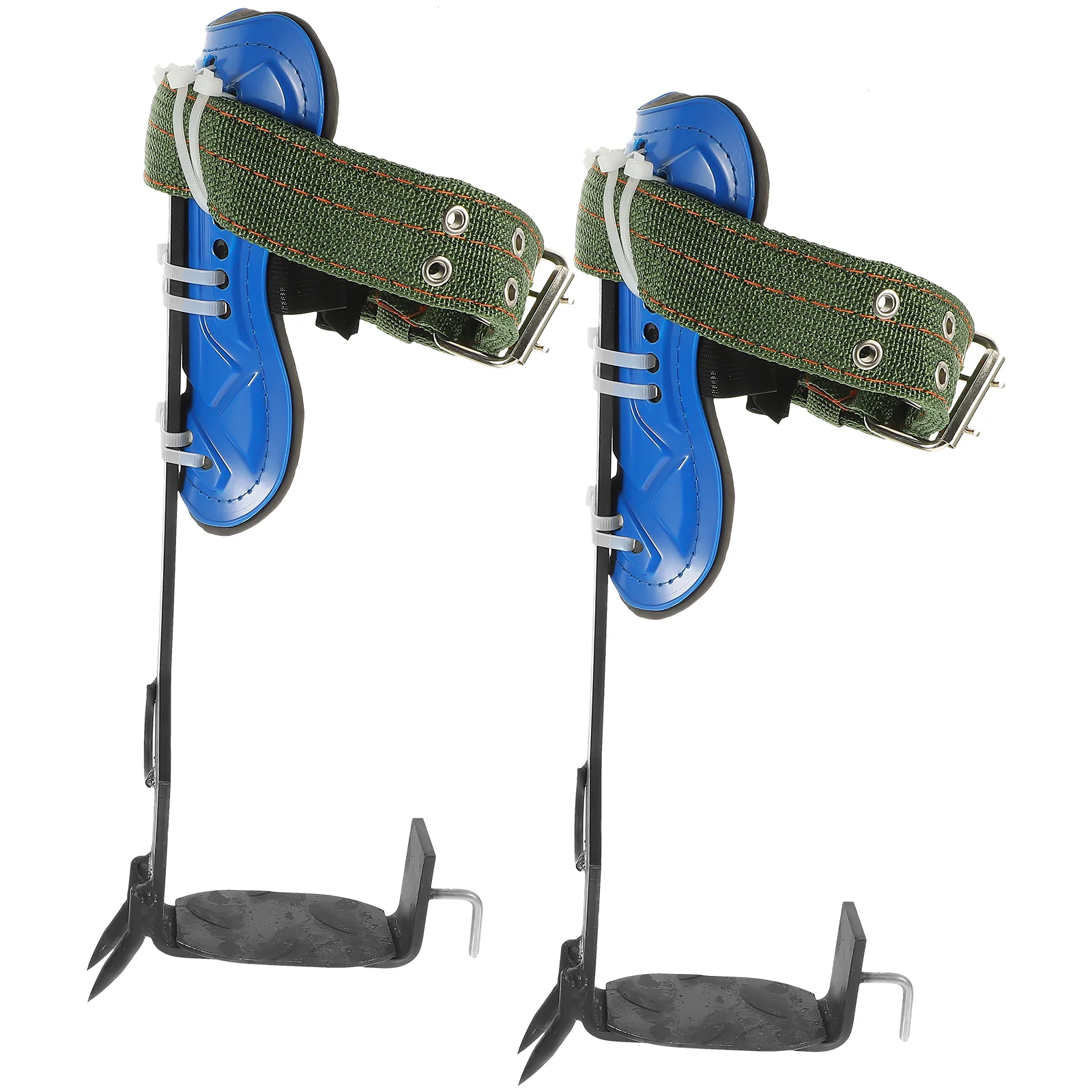 1Set Durable Iron Climbing Shoes Tree Spikes Practical Tool Aid Pole Climbing Spike Shoes Blind Stand Hunting Arborist Tree
