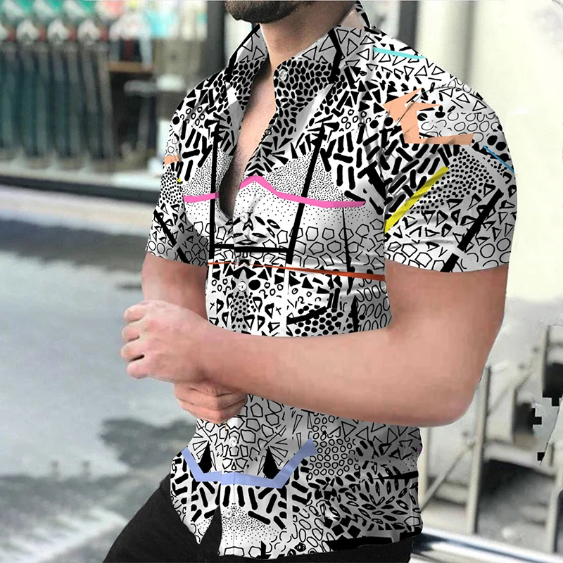 Luxury Shirt Owl 3d Print Shirts Men Women Fashion Oversized Blouse Men's Lapel Shirt Beach Camisas Men's Clothing Bussiness 6
