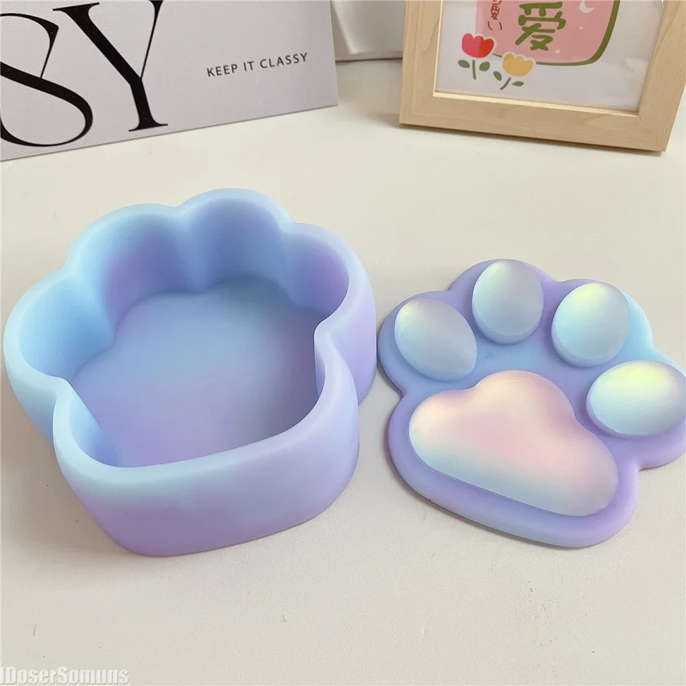 DIY 클로 항아리 캔 캔디 쥬얼리 메이크업 재료, 수제 카와이 다채로운 고양이 네일 아트 잡화 선물