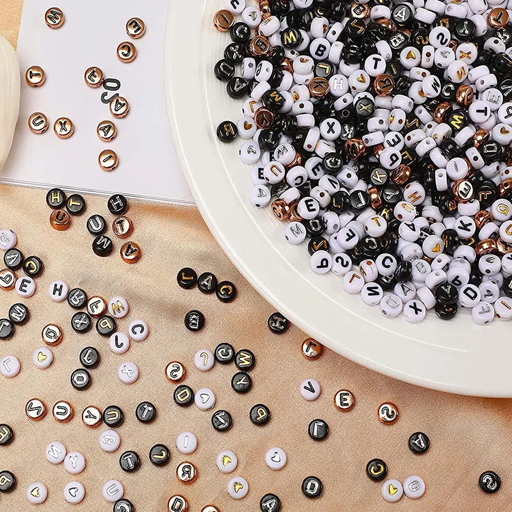 Acrylic Letter Beads Sample Projects