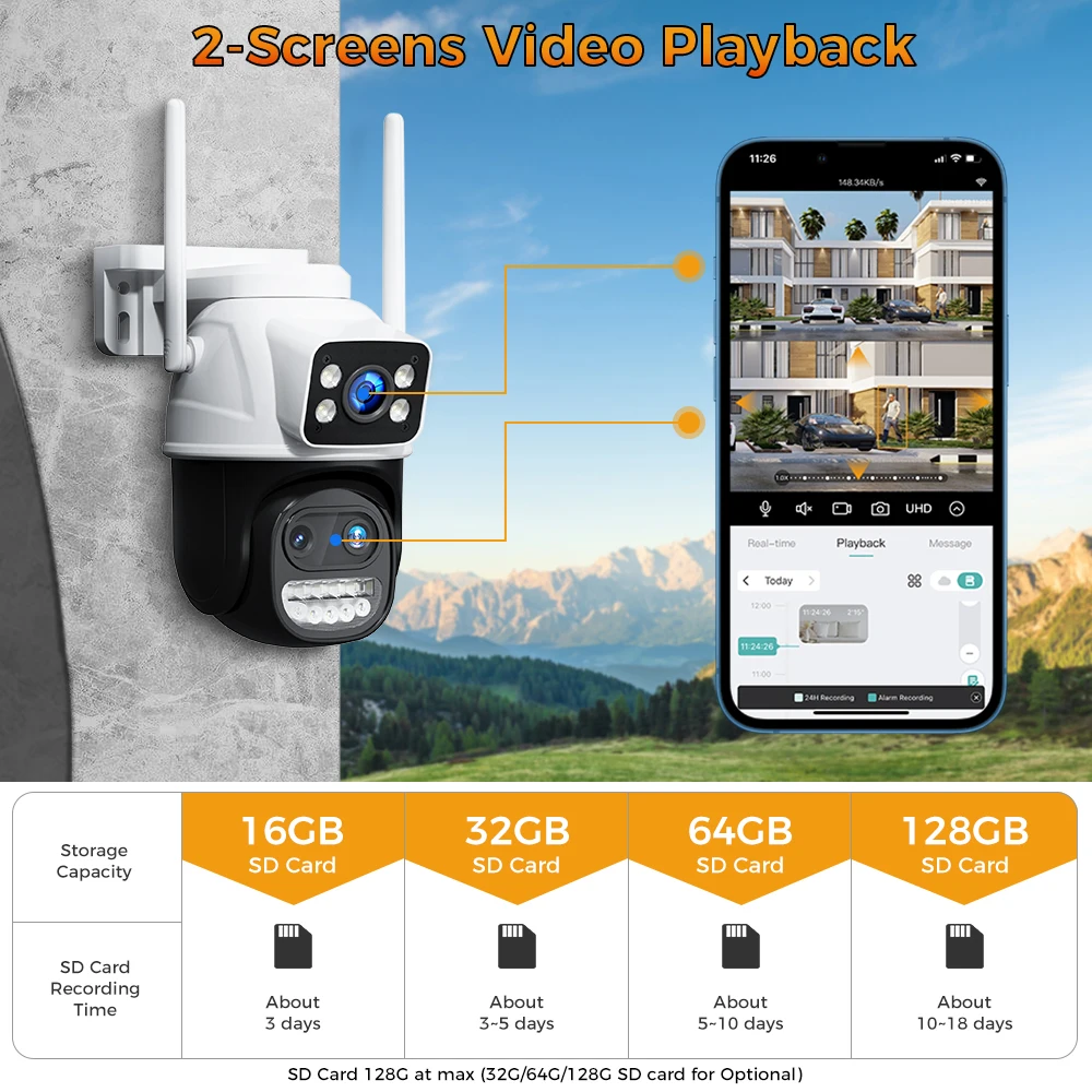 Hiseeu  IP ī޶, 8X  PTZ ī޶, Ai ڵ     ī޶, 3    ũ, 9MP