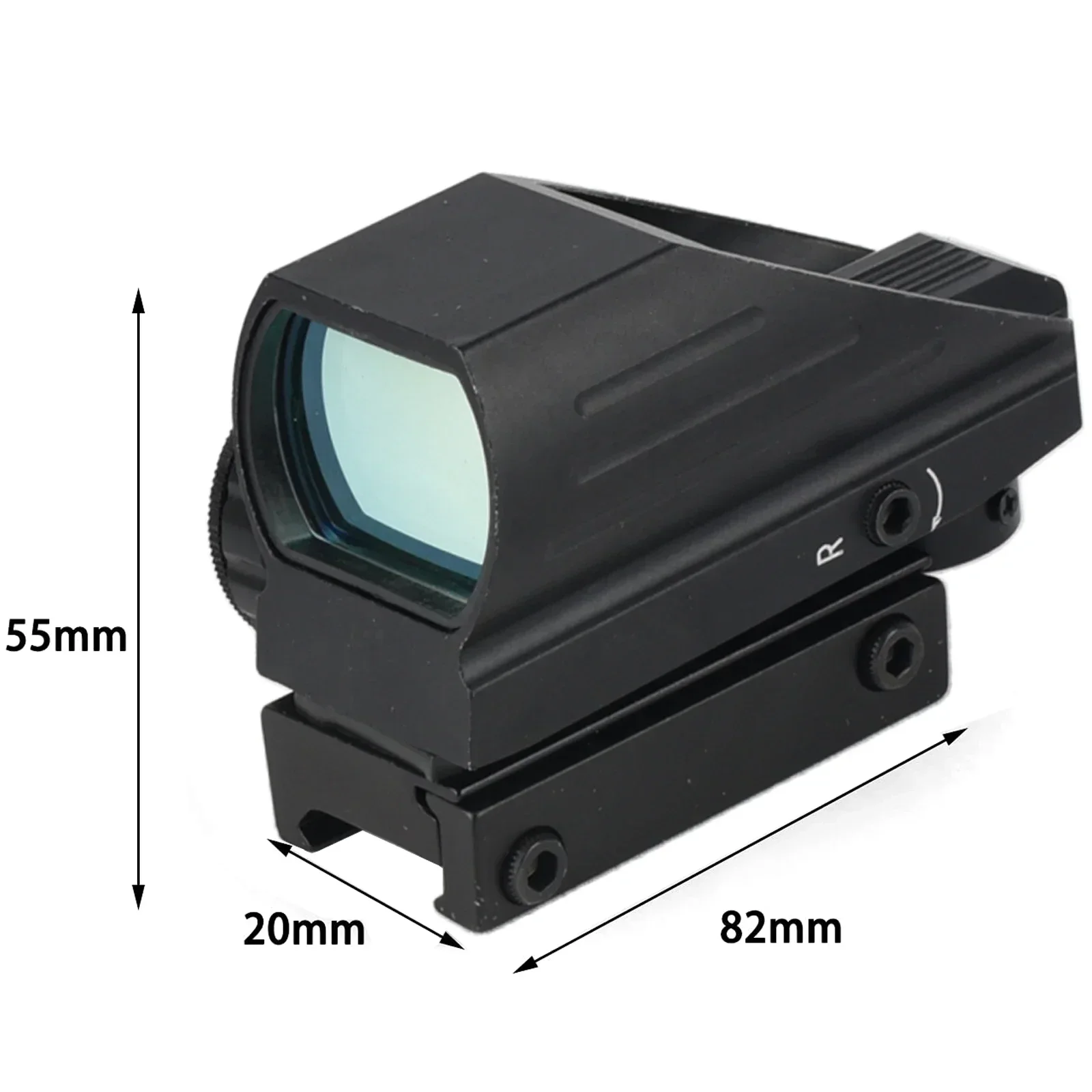 HD103 Red Green Dot Sight Tactical Reflex Sight Optics Hunting Rifle Scope 11/20mm Rail Mount AK Tactical Accessory red dot sight rifle scope