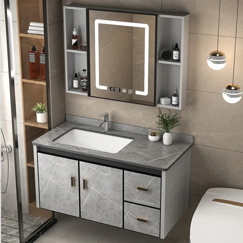 Rubinetto Armadietto Mobiletto Del Bagno In Vetro Buffet Vanity Dresser Mobiletto Del Bagno Display Doccia Camera Da Letto Gabinete Mobili Da Esterno