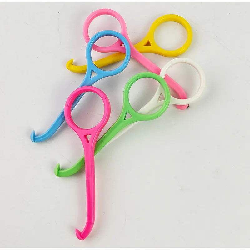 Wholesale 50pcs Aligner Remover Dental Orthodontic Invisible Braces Remover Plastic Hook Dental Removal Tool Oral Care