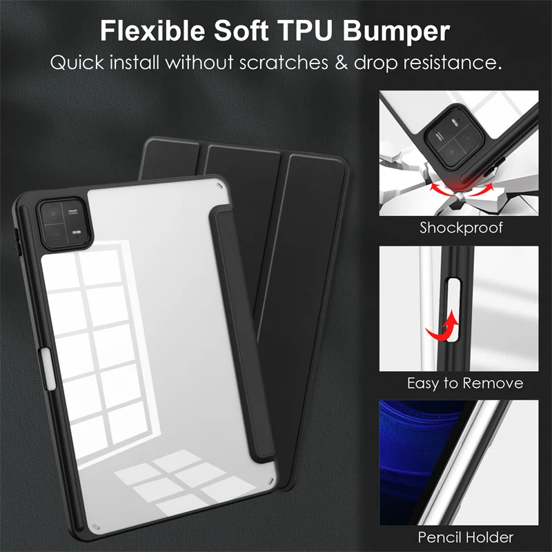 Magnetic Stand Case Cover for 11 Inch Tablets - Premium Protection