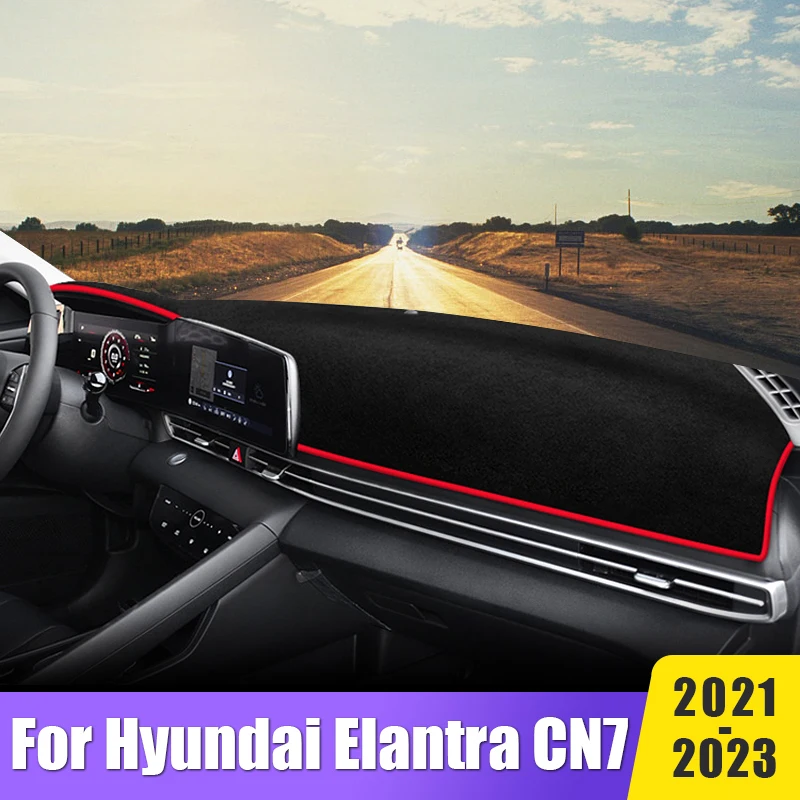 Car-Accessories-For-Hyundai-Elantra-CN7-2021-2022-2023-Dashboard-Cover ...