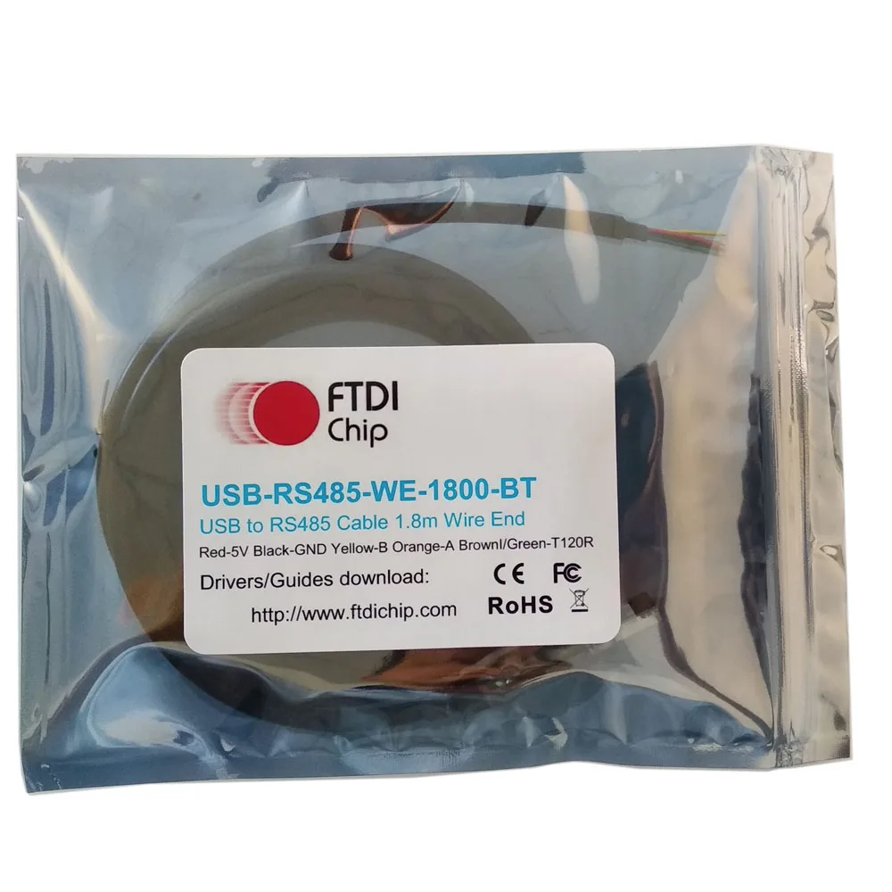 FT232R USB-RS485-WE-1800 FTDIUSBRS485CABLES für DMX BMS PLC Servo-Antriebe/-Steuerungen Konfigurationsprogramm