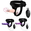 Double Penis Realistic Dildos Strapon Ultra Elastic Harness Belt Strap On Big Dildo Vibrator Adult Sex Toys For Woman Lesbian 1
