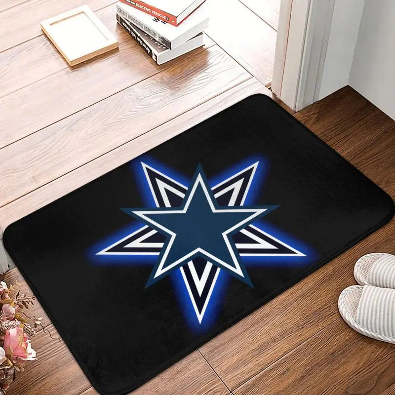 Cowboy Star Front Floor Door Tappetino D'Ingresso Cucina Interna Zerbino Da Bagno Tappeto Da Giardino Tappeto