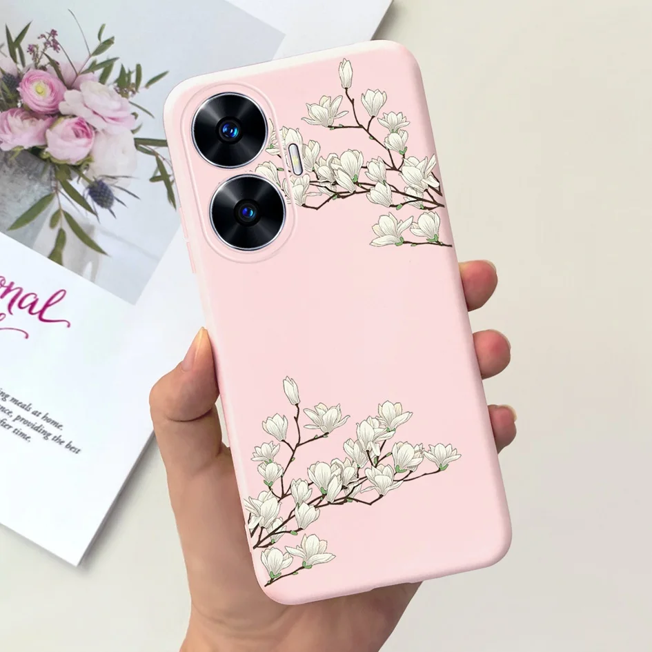 Cute Cartoon Flower Silicone Phone Case - Soft Slim Shockproof Bumper