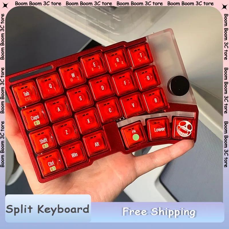 Jezail Funder Cornix Split Keyboard with Knob Wireless Dual