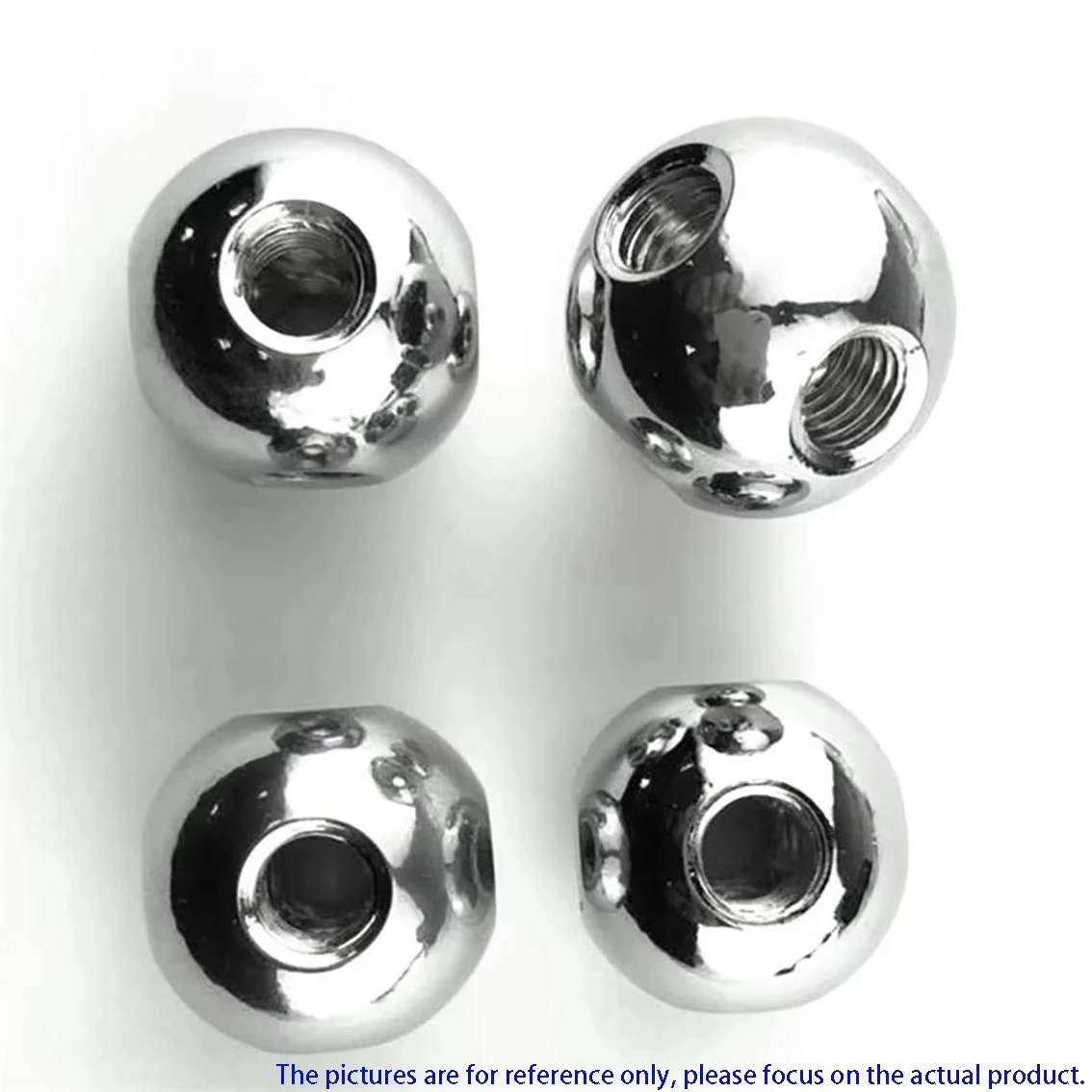 가구 디스플레이 캐비닛 브래킷, 직경 20mm, 25mm, 6 홀 태핑 스레드 볼, M6/M8 스레드 티, 3 면 연결 볼