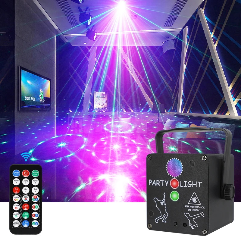 

Disco Lamps USB Mini Party Light Portable Projector Colorful RGB DJ Stroboscopes Stage Lighting For Bar Club Karaoke Party Light