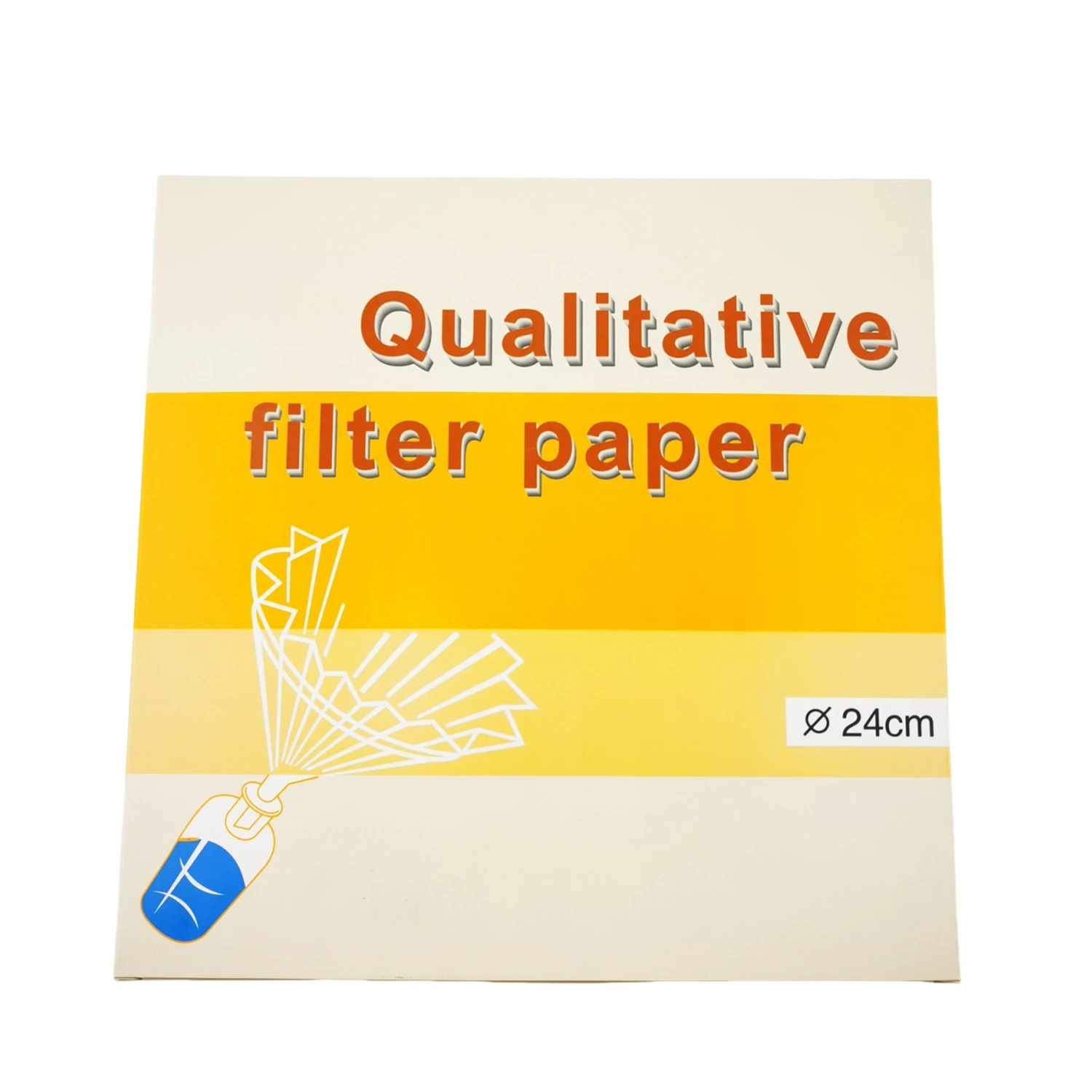 Qualitative Analysis Filter Paper 20-25um Fast Speed Quick 100 Sheets/Pack