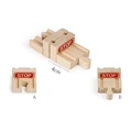 2pcs Stop track