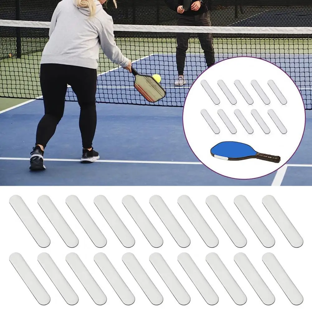 1 Set Pickleball Lead Tapes Highly Adhesive Weighted Lead Patch Reusable Simple Installation Pickleball Sticker