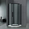 Frameless Sliding Shower Enclosure for Bathroom, Single Shower Door, Obscure Glass, 10 mm 2