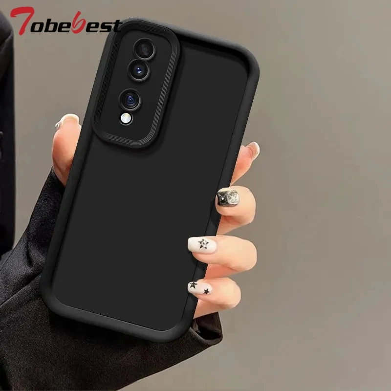 Solid Color Soft Silicone Camera Lens Case -  Back Cover