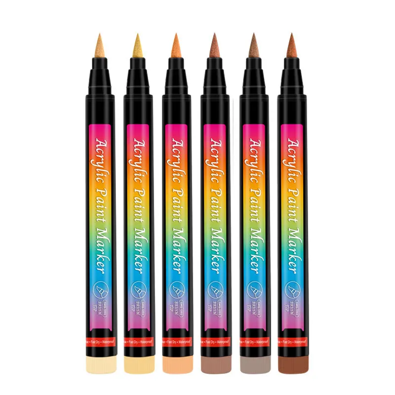 Acrylic Skin Tone Markers for Art and Body Painting