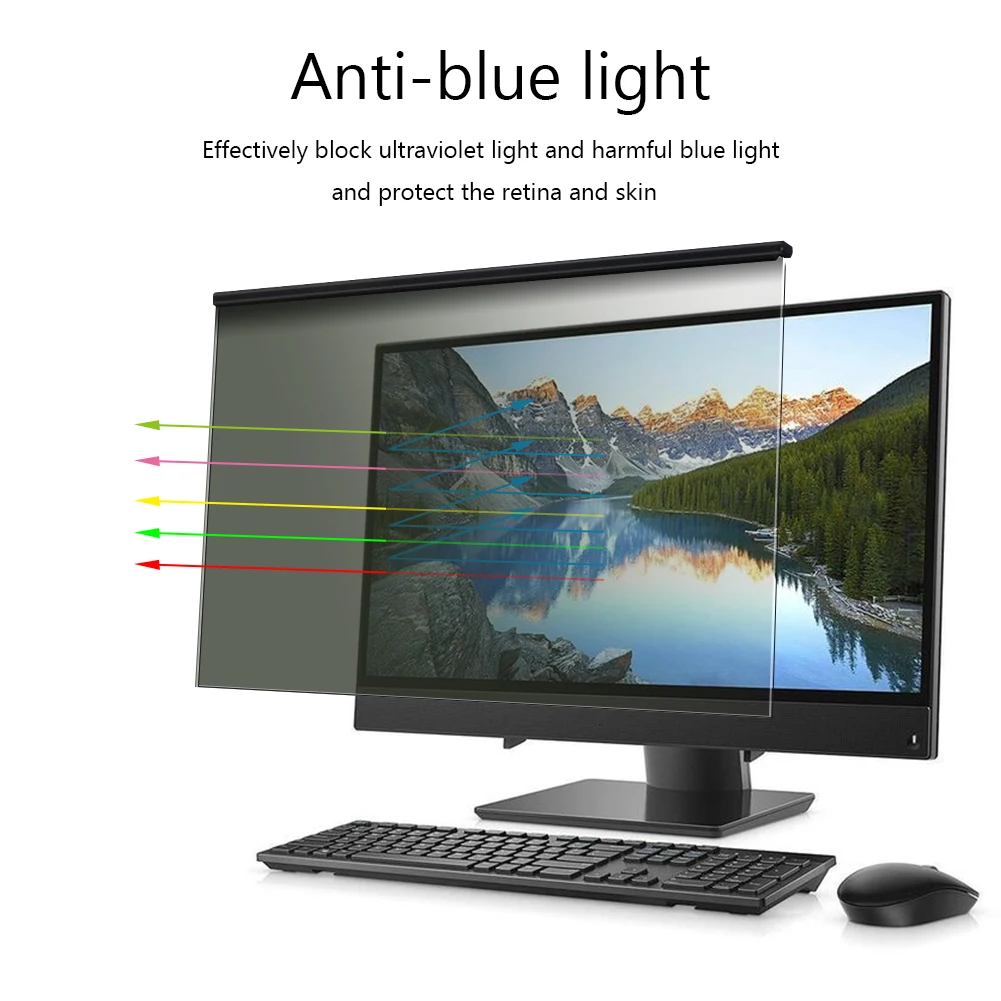 24 Inch Protector Film Removable 16:9 Aspect Ratio Screen Privacy Filter Screen Protector Privacy Filter for Widescreen Monitor