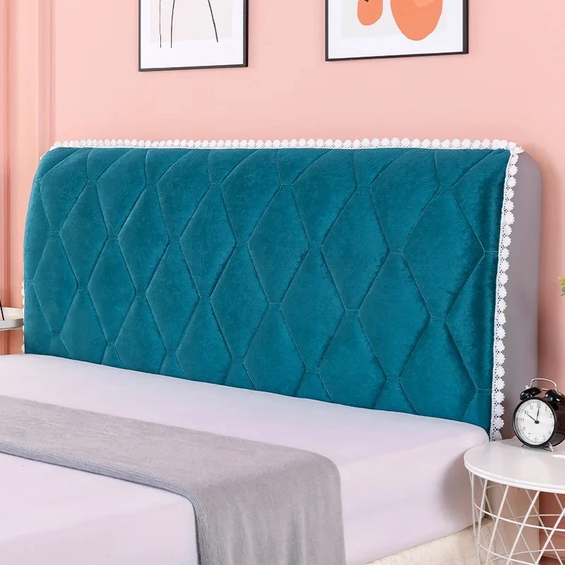 

All-inclusive Elastic Bedhead Covers Universal Bed Headboard Backrest Protector Dust Cover Bedroom Removable Bedside Bedspread