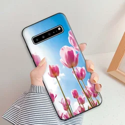 Stylish Silicone Bumper Case - Cute Protective Cover for Samsung S10 5G (B0051)