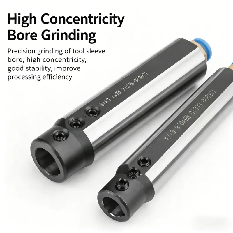 SHB12 SHB16/20 TSHB19 TSHB25 CNC 소구경 보링 커팅 브래킷 3/4/5/6/7/8/MM 보링 툴 슬리브 센터 내부 냉각