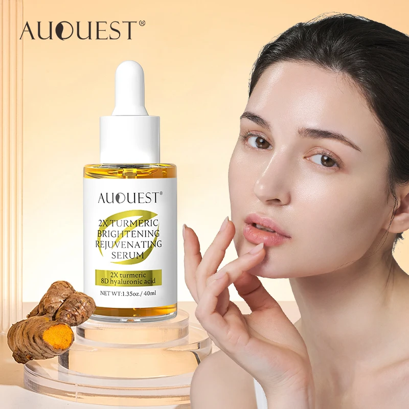Vitamin C Face Serum Whitening Dark Spot Remover Hyaluronic Acid Collagen Turmeric Serum Brightening Facial Skin Care
