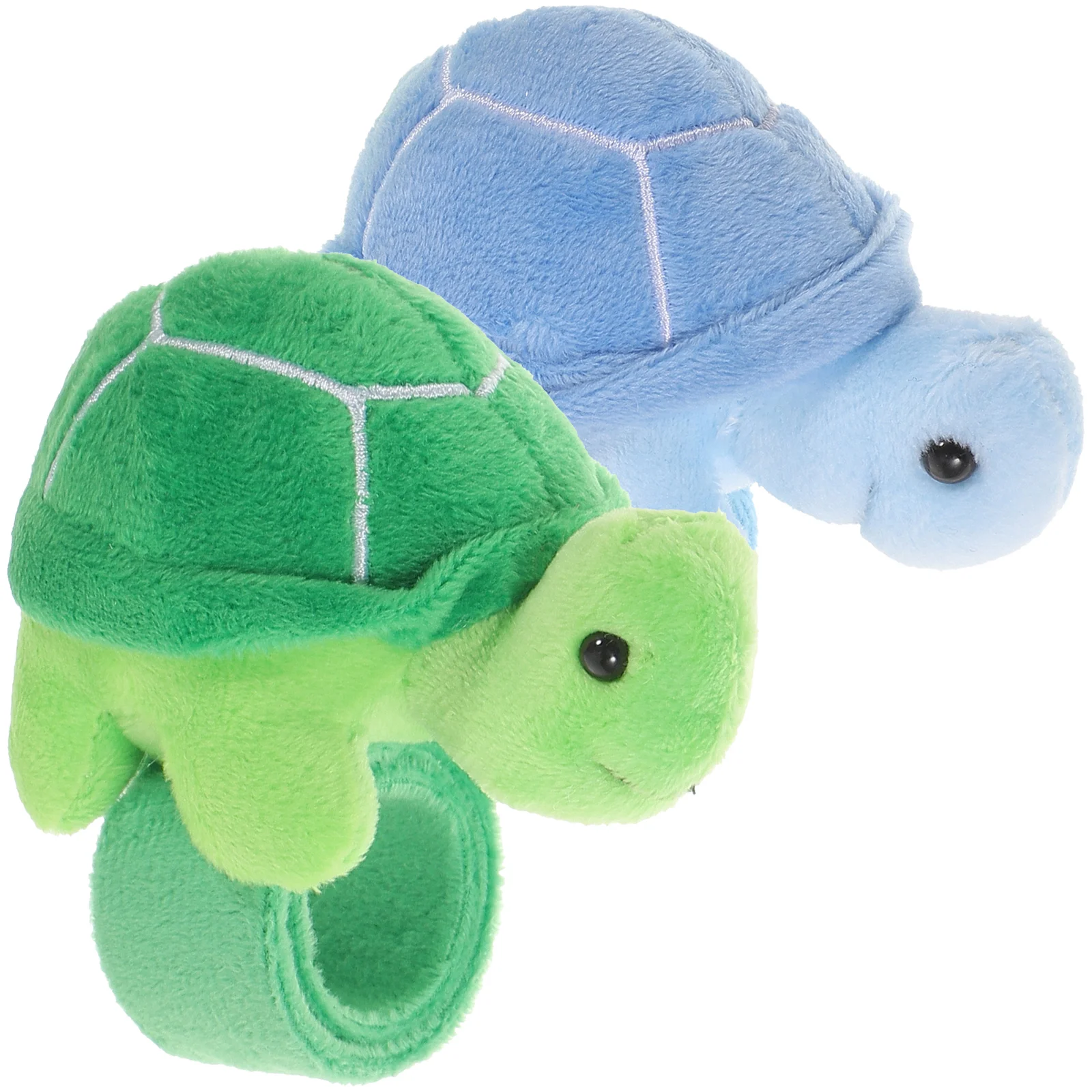 

2 Pcs Turtle Plush Ring Lovers Childrens Toys Animal Slap Bracelet Pp Cotton Stuffed Animals