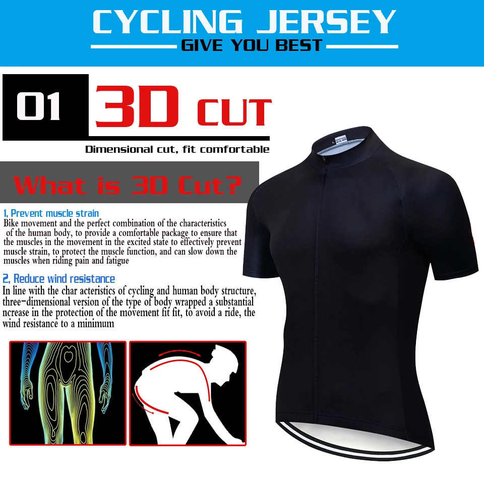 Solid Color 2024 Men Summer Short Sleeve Cycling Jersey Set MTB Maillot Ropa Ciclismo Bicycle Wear Breathable Cycling Clothing 6