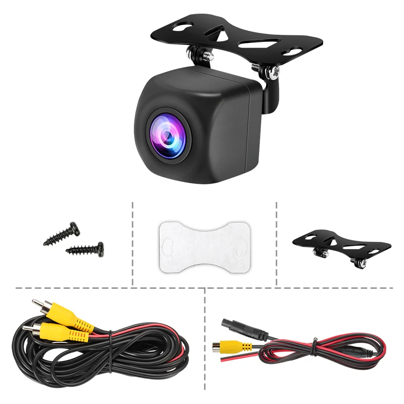 Jansite AHD 720P Rear View Camera IP69K Waterproof 140° Backup Cameras Super Night Vision Parking Assistance For Android Radio 360 camera for car Vehicle Cameras
