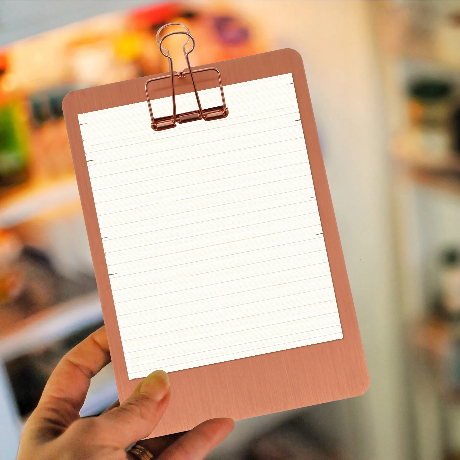 

A5 Note Splint Drawing Clipboard Notepads Binder with Low Profile Menu Paper