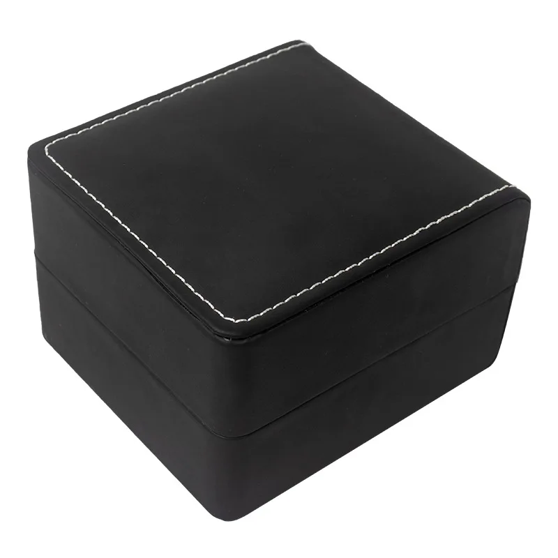 Single Watch Gift Box With Pillow Pu Leather Wristwatch Display Case Organizer For Men/Women Watch Storage Gift Box