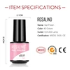 ROSALIND Purple Cat Eye Nail Gel Polish Semi Permanent Hybrid Varnish Kit Manicure Need Base Top Nail Art Nail Gel Polish Set 4